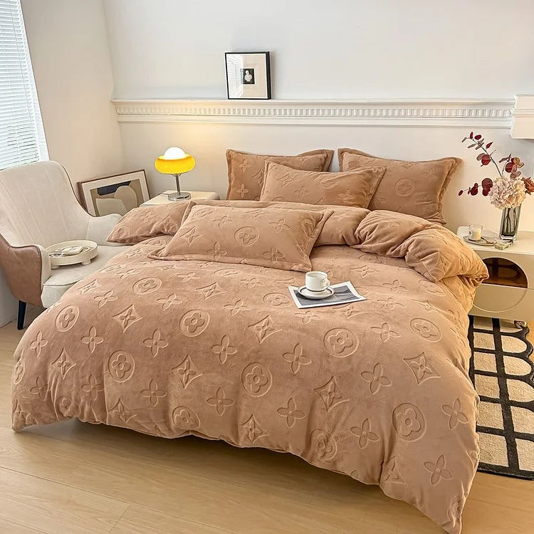 Snūva VelvetDream™ 4-Piece Bedding Set (Duvet Cover + Fitted Sheet + 2 Pillowcases) us-canada - Snuva