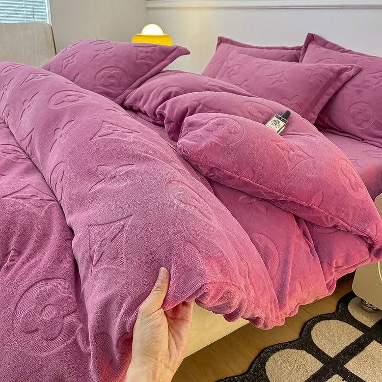 Snūva VelvetDream™ 4-Piece Bedding Set (Duvet Cover + Fitted Sheet + 2 Pillowcases) us-canada - Snuva