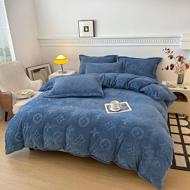 Snūva VelvetDream™ 4-Piece Bedding Set (Duvet Cover + Fitted Sheet + 2 Pillowcases) us-canada - Snuva