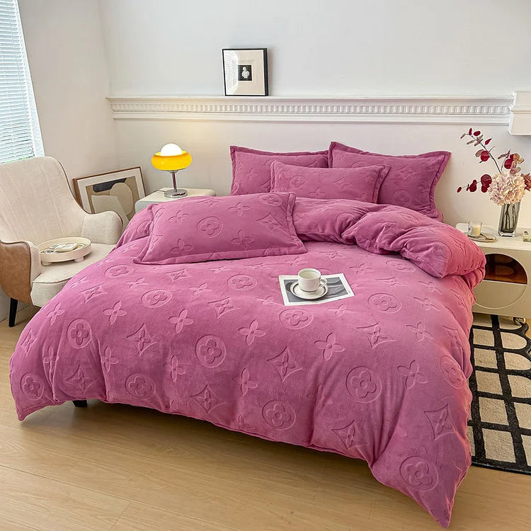 Snūva VelvetDream™ 4-Piece Bedding Set (Duvet Cover + Fitted Sheet + 2 Pillowcases) us-canada - Snuva