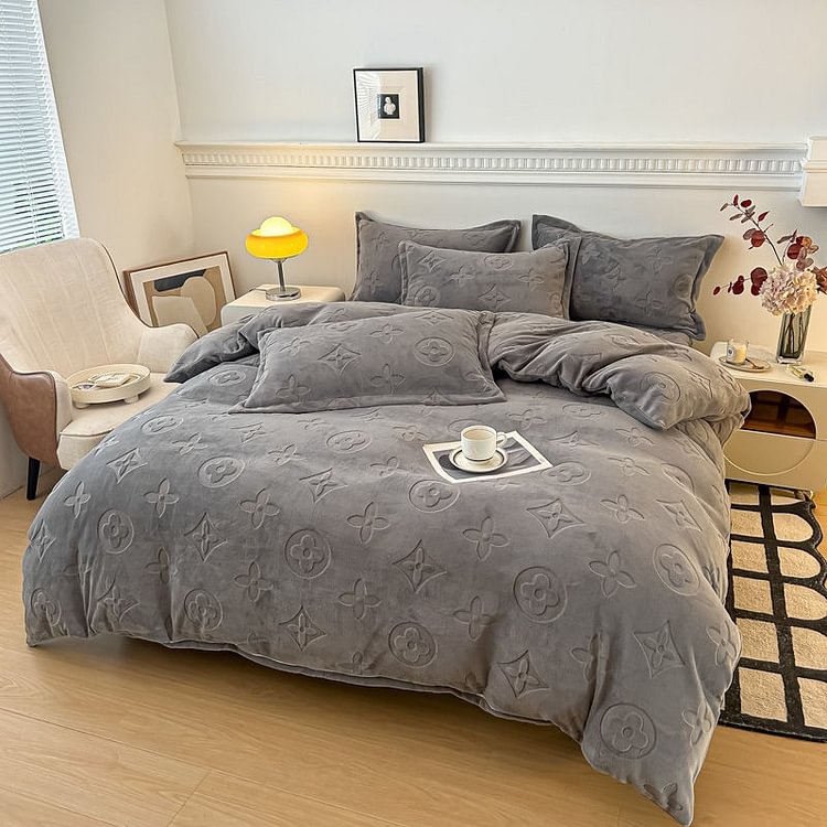 Snūva VelvetDream™ 4-Piece Bedding Set (Duvet Cover + Fitted Sheet + 2 Pillowcases) us-canada - Snuva
