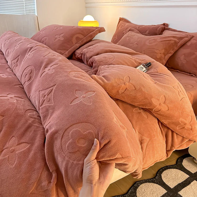 Snūva VelvetDream™ 4-Piece Bedding Set (Duvet Cover + Fitted Sheet + 2 Pillowcases) us-canada - Snuva