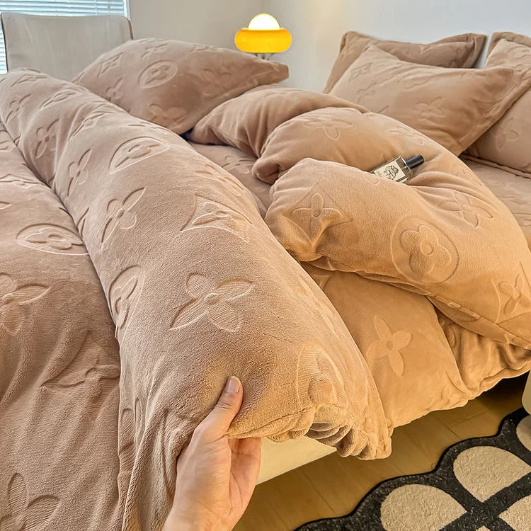 Snūva VelvetDream™ 4-Piece Bedding Set (Duvet Cover + Fitted Sheet + 2 Pillowcases) us-canada - Snuva